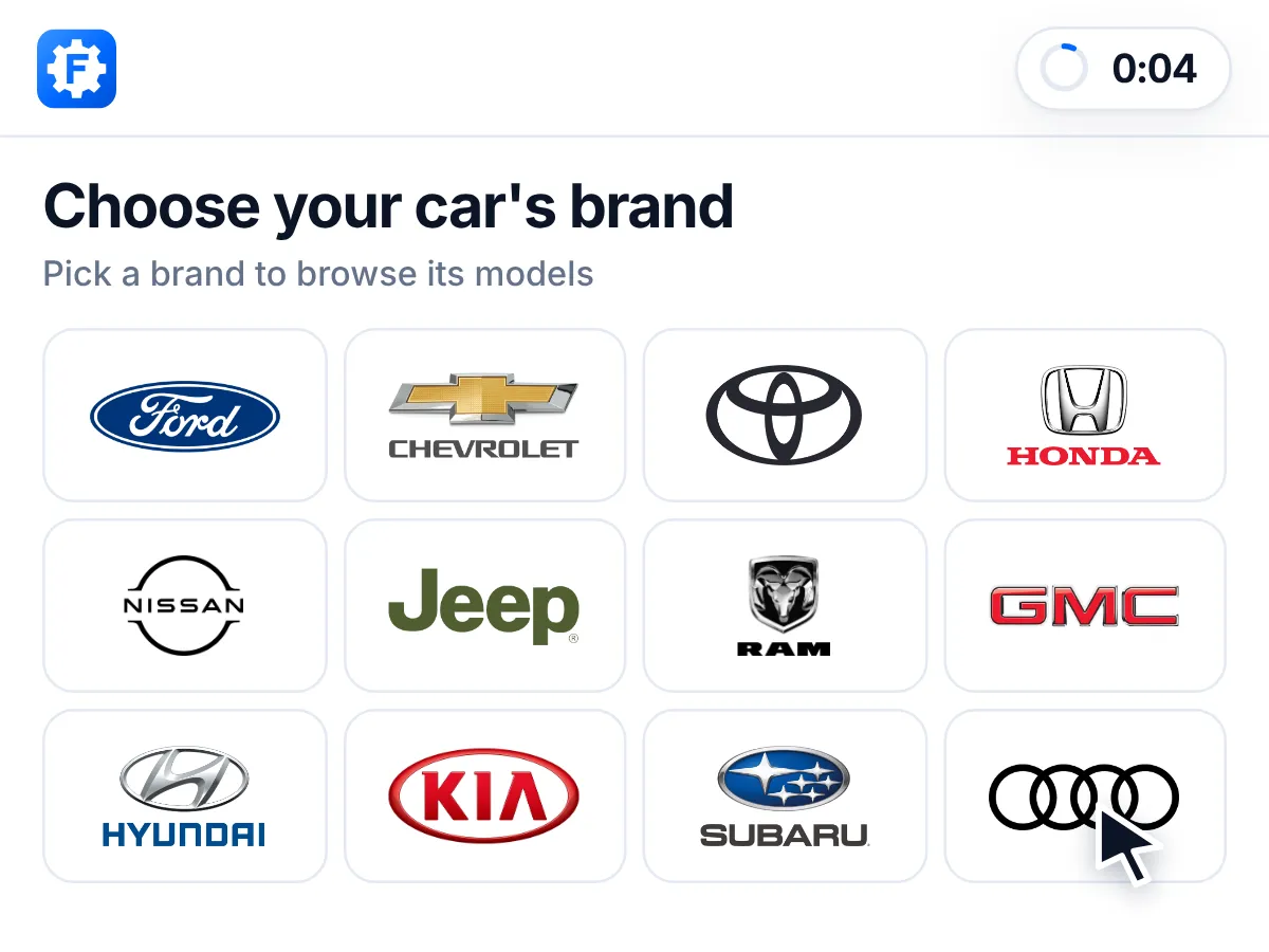 Factory Manuals Pro on a laptop: pick the car brand, pick the model, open the exact manual page